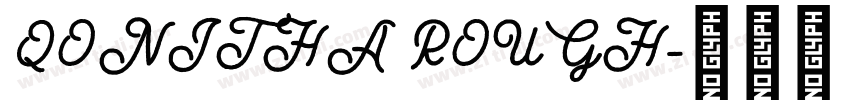 QONITHA ROUGH字体转换